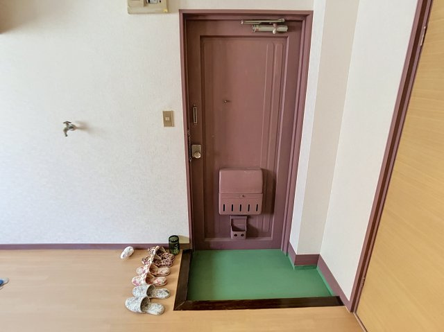 ドリームコーポⅡの玄関