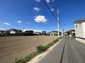 【前面道路含む現地写真】 | 川越市府川　建築条件なし売地　東武東上線『川越駅』バス15分　【山田小学区】
