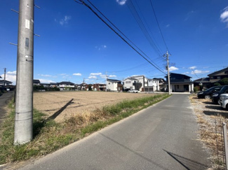 【前面道路含む現地写真】 | 川越市府川　建築条件なし売地　東武東上線『川越駅』バス15分　【山田小学区】