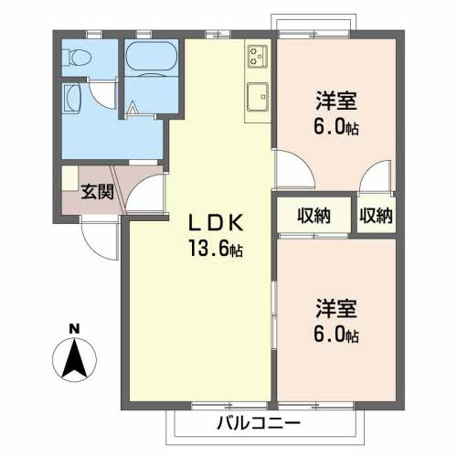 【間取り】 | ハイランド玉尾