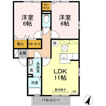 エーデルハイム　Ⅰ棟の間取り