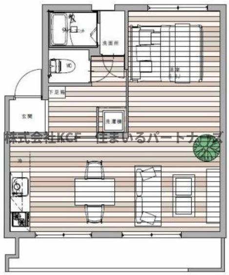 モントシュターム荘島の間取り