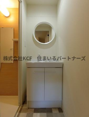 モントシュターム荘島の洗面所|脱衣スペースもあります