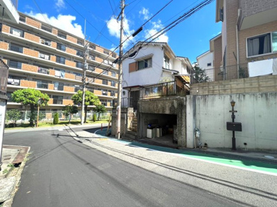 【前面道路含む現地写真】 | 明石市魚住町長坂寺 土地