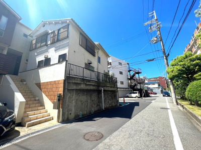 【前面道路含む現地写真】 | 明石市魚住町長坂寺 土地