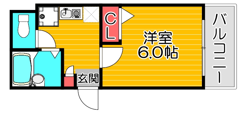 パステージ大正の間取り