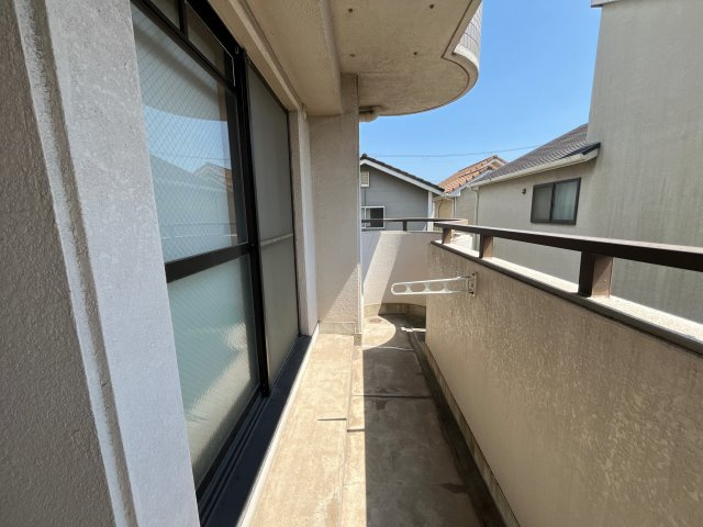 ロイヤルコーポ姫路北条のバルコニー