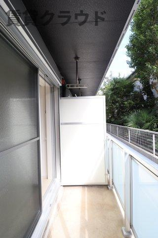 グレイス千葉中央Ⅱのバルコニー|陽が出ている時間はポカポカ気持ちよく過ごせそうですね♪