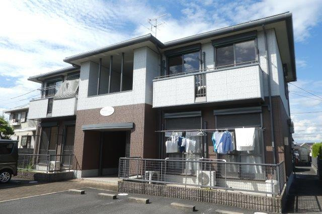 倉敷市吉岡のアパートの外観