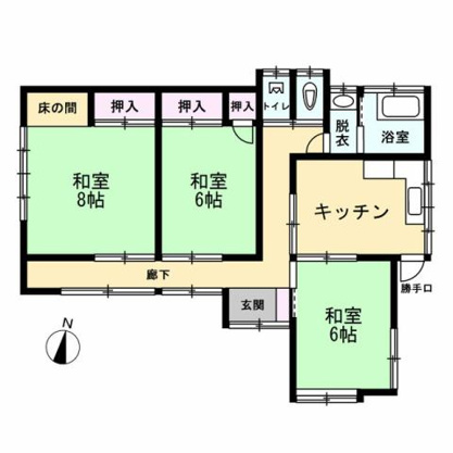 【間取り】 | 伊東市荻　戸建