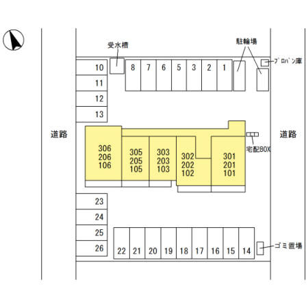D-room神鳥谷の区画図