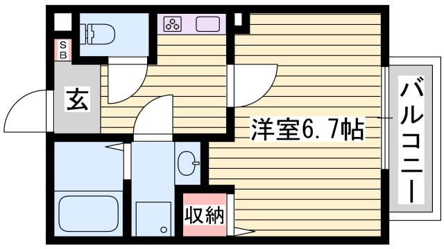 セルベイユⅢの間取り
