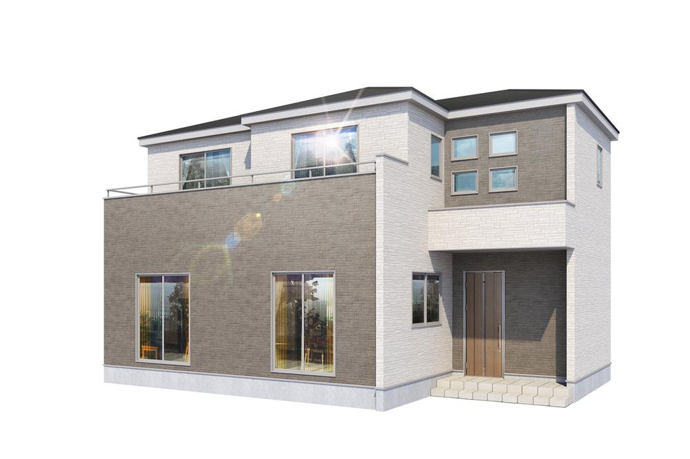 グラファーレ　岡山市北区庭瀬【仲介手数料無料】の外観パース