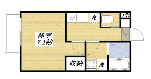 ジーメゾン昭島の間取り