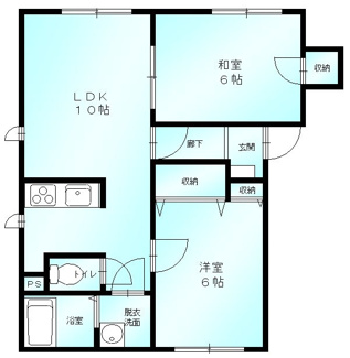 【間取り】 | はしもと3番館