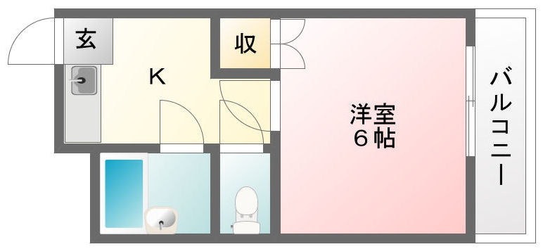 ハイツ三田の間取り