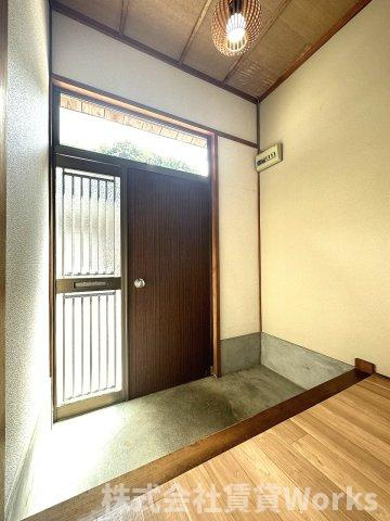 南佐古三番町長屋の玄関|落ち着いた玄関です