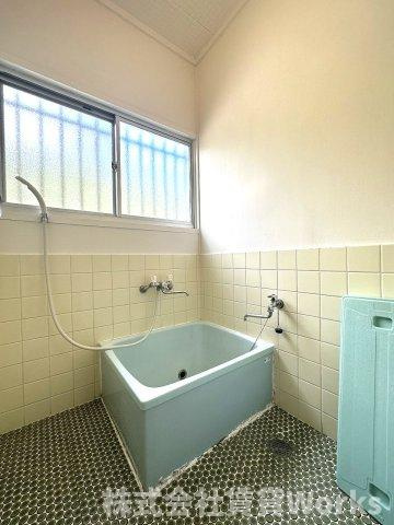 南佐古三番町長屋の浴室|ゆったり過ごせるお風呂です
