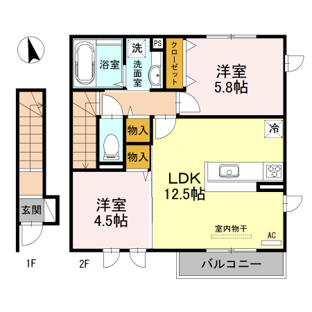 BIO　ＨｏｕｓｅⅡの間取り