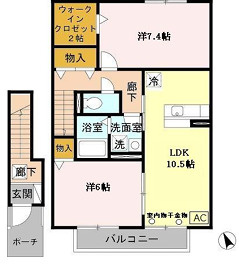 ハイムエルピスⅡの間取り