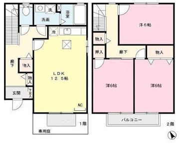 プランレーヌⅡの間取り