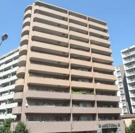 ドルフ新大橋リバーサイドの外観