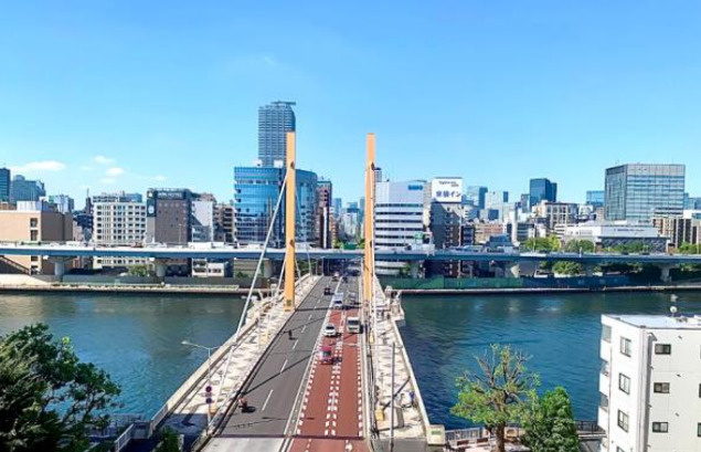 ドルフ新大橋リバーサイドの展望