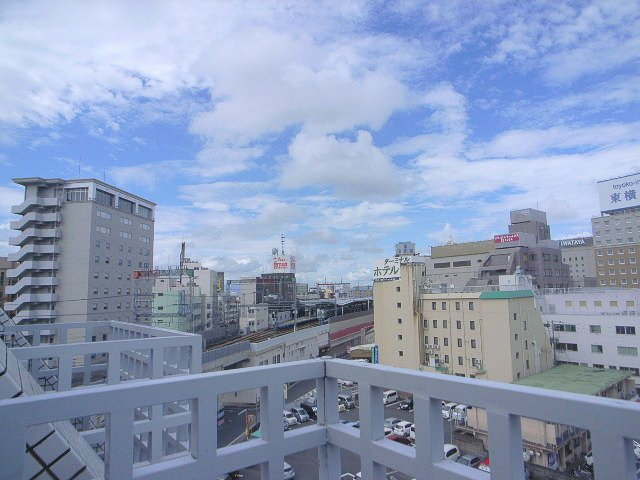 新生マンション天神　7階の展望|別号室のものになります。現状優先。