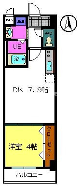 シャルマンフジ和歌山駅前の間取り