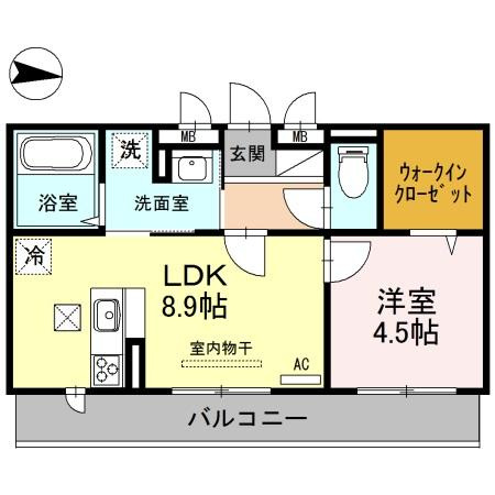アーバンハイツ川田の間取り