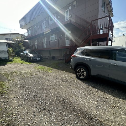 ハイツラポートAの駐車場