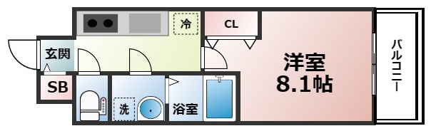 【間取り】 | MELDIA CREST NAMBA SOL TERRACE