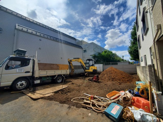【外観】 | 新宿区高田馬場３丁目　建物提案型売地 | ＼建物提案型(セミオーダー対応)の売地、高田馬場に誕生／
公園に面した全２区画、設計士とご相談の上建築が可能です♪♪
