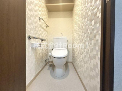【トイレ】 | グレイスコート上本町 | トイレです