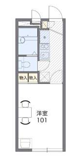 【間取り】 | レオパレスパルメリア | 画像2