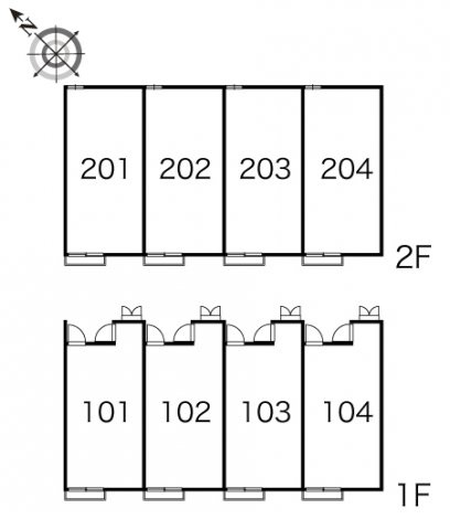 レオパレスタツキの駐車場