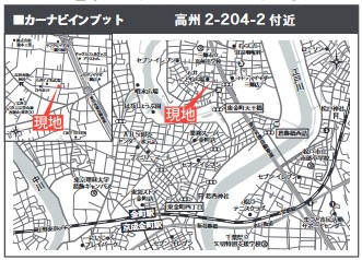 【地図】 | 三郷市高州2丁目