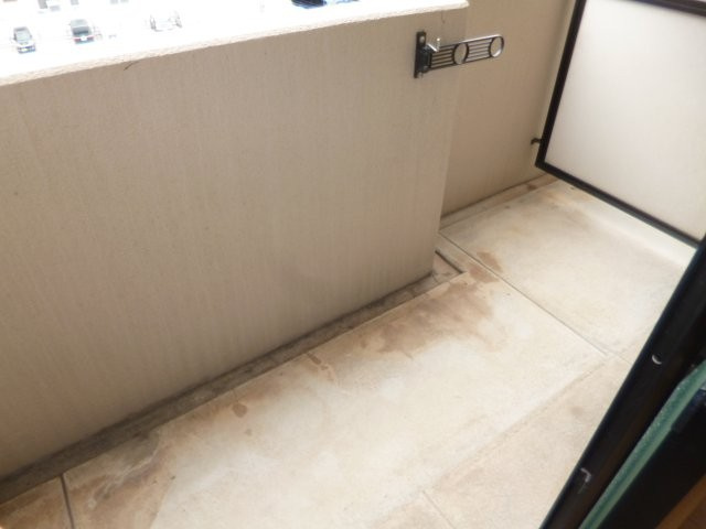 ＪＲＢハイツ倉敷駅前のバルコニー