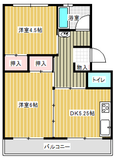 【間取り】 | ビレッジハウス台宿4号棟