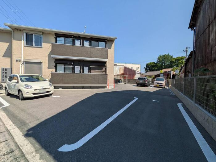 クロス52の駐車場