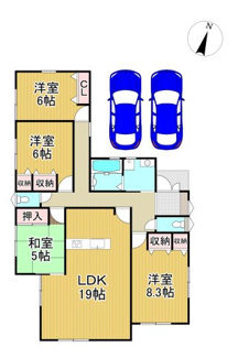 【間取り】 | 川西市水明台3丁目3の39　新築一戸建て