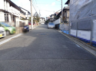 【前面道路含む現地写真】 | 川西市水明台3丁目3の39　新築一戸建て