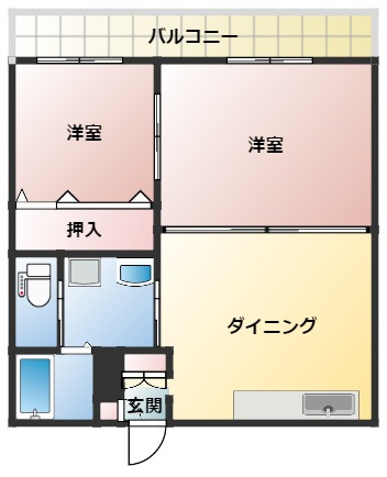 プチメゾン恒久の間取り
