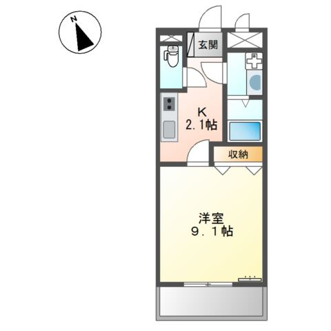 グランディーの間取り