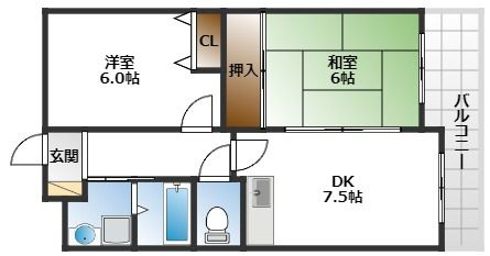 【間取り】 | レジデンス鷹ヶ巣上新田