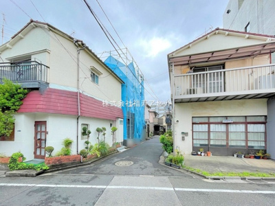 【前面道路含む現地写真】 | 葛飾区お花茶屋２丁目　新築戸建て