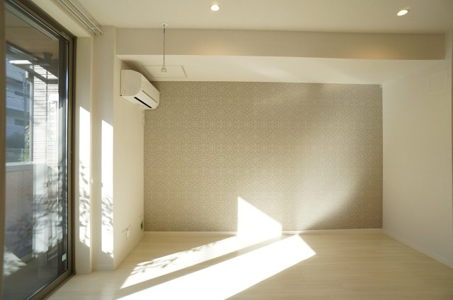 Bloom　Stageの内装|リビングには室内物干し竿掛け有り