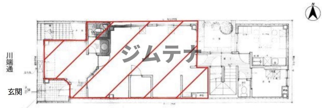 【間取り】 | 御池大橋東詰店舗