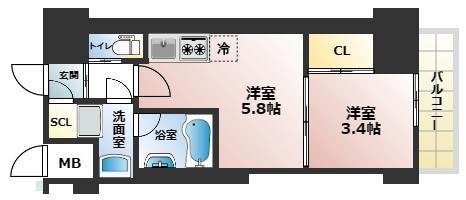 【間取り】 | Vinoプレジオ本町