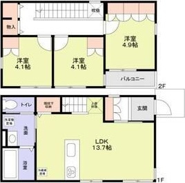 湘南マナーハウス8　B棟の間取り